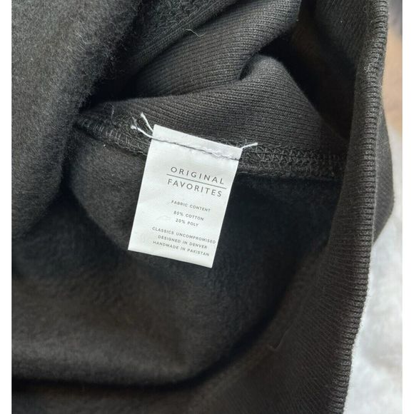 Aparso Sweatshirt Men's (L) Black Crewneck Pullover Swater - Picture 7 of 7